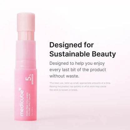 PDRN Pink Collagen Volume Multi Balm Stick for Face, Neck & Lips