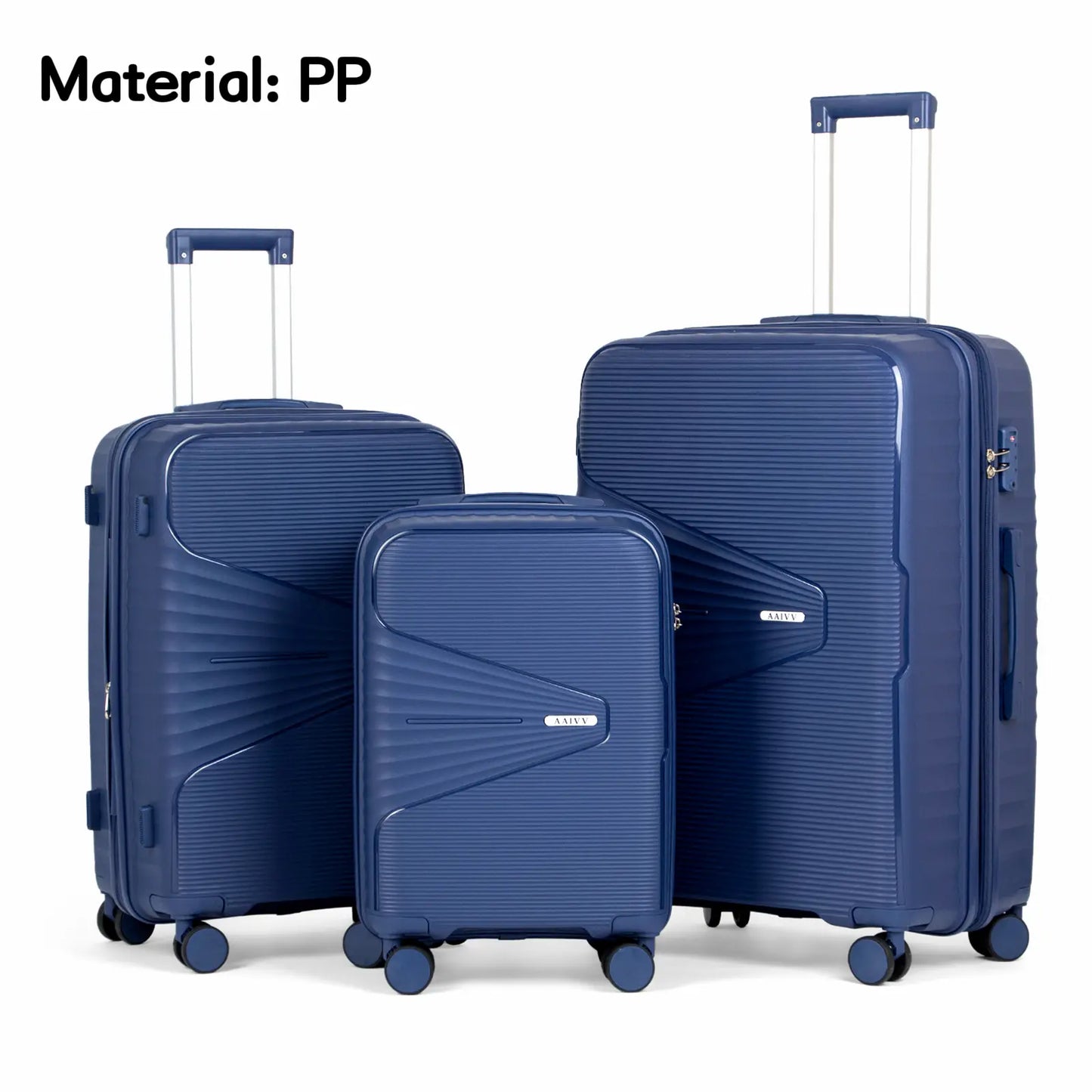 4 Piece Expandable Hardshell Luggage Set with TSA Lock & Spinner Wheels