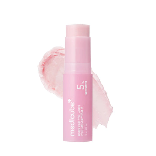 PDRN Pink Collagen Volume Multi Balm Stick for Face, Neck & Lips