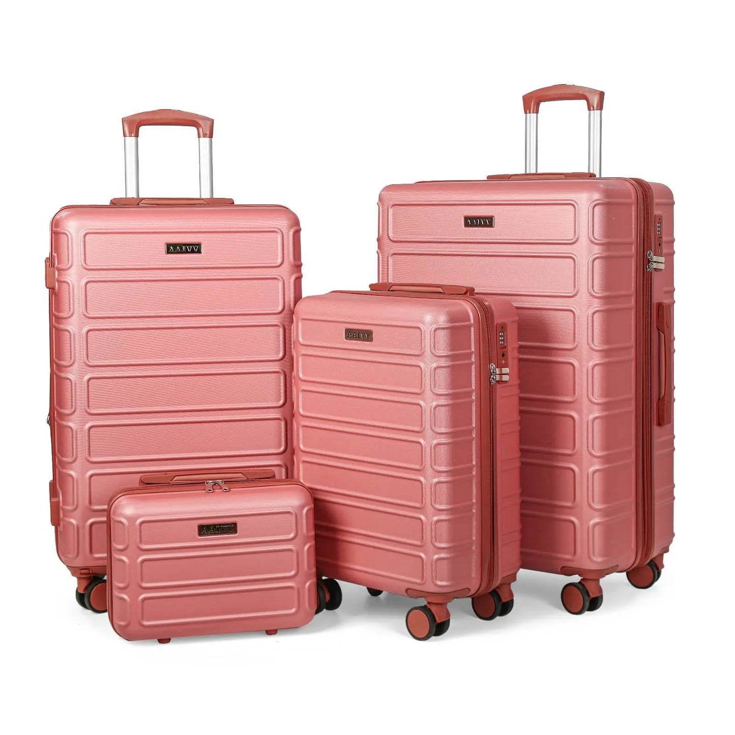 4 Piece Expandable Hardshell Luggage Set with TSA Lock & Spinner Wheels