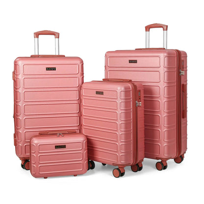 4 Piece Expandable Hardshell Luggage Set with TSA Lock & Spinner Wheels