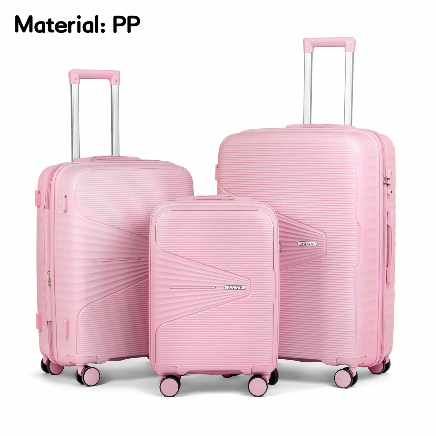 4 Piece Expandable Hardshell Luggage Set with TSA Lock & Spinner Wheels
