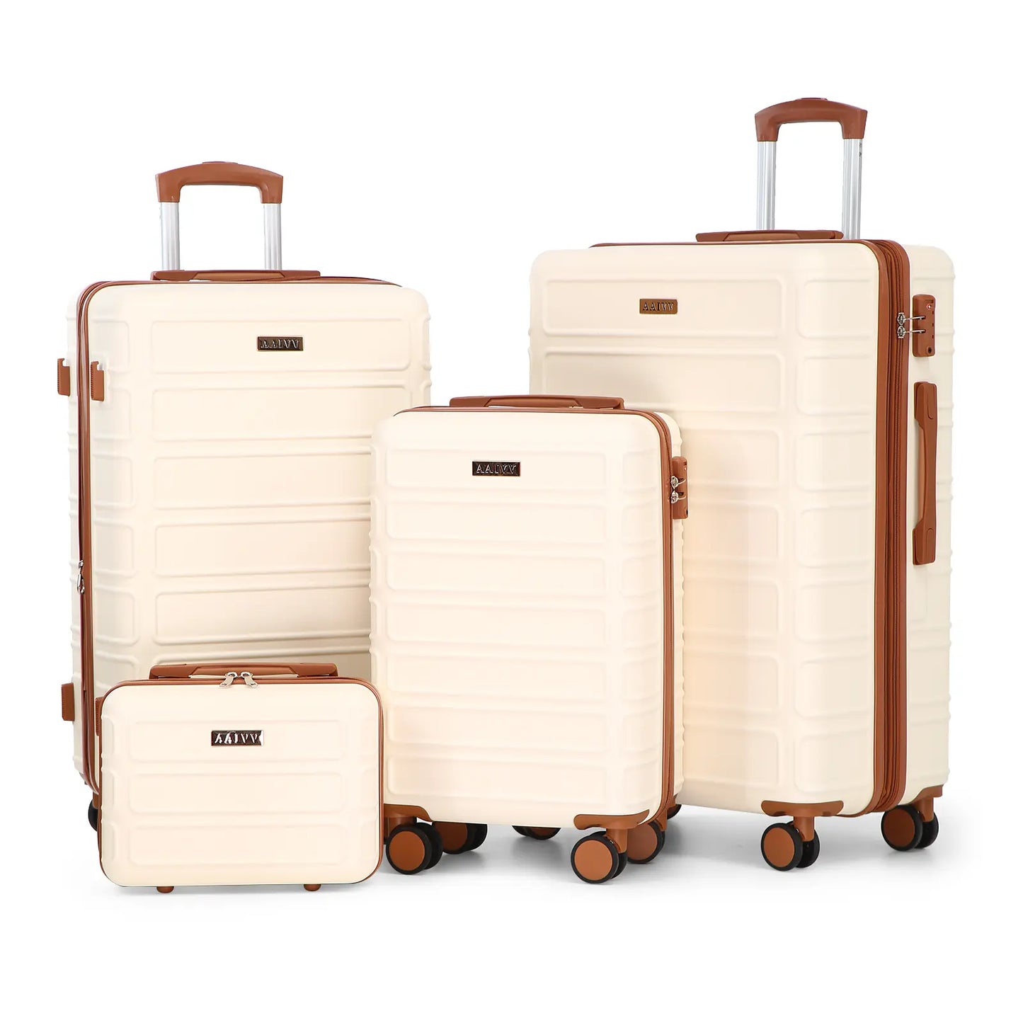 4 Piece Expandable Hardshell Luggage Set with TSA Lock & Spinner Wheels