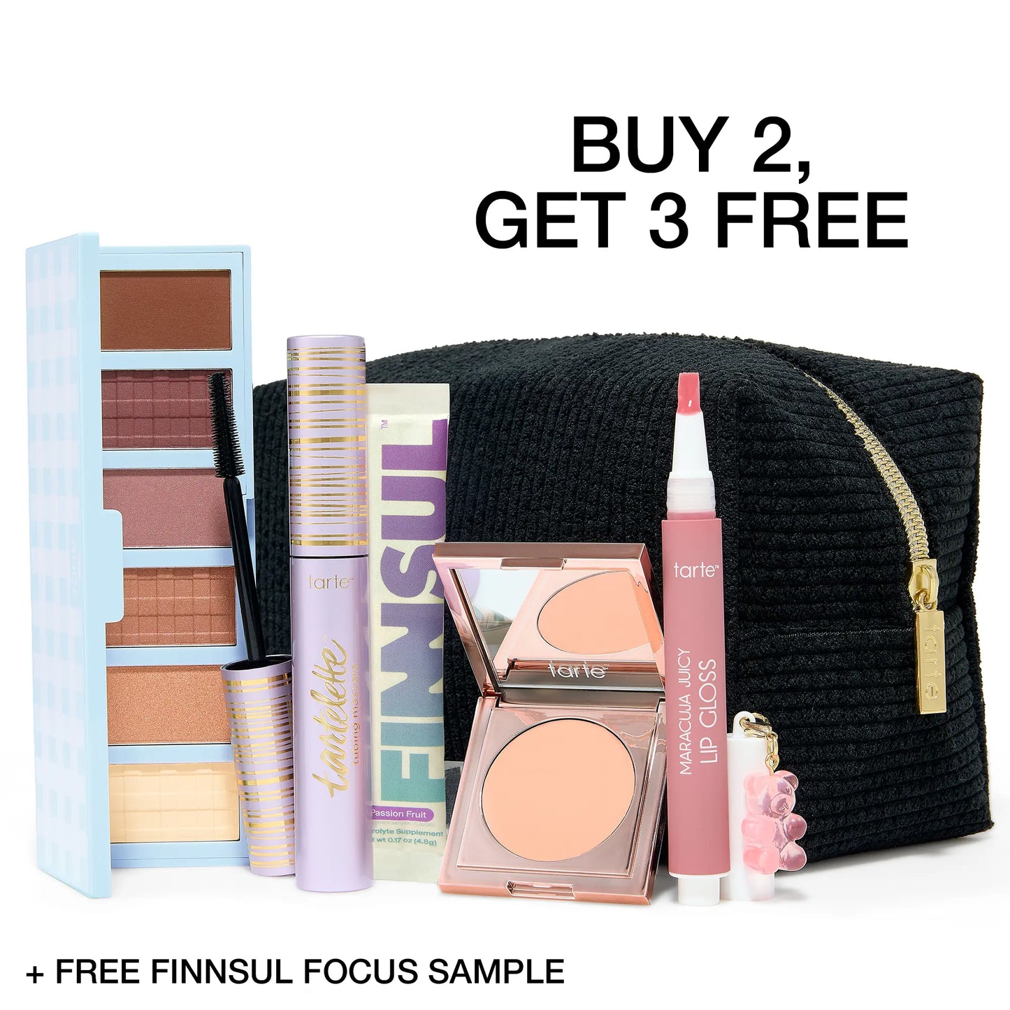 Exclusive 5-Piece Custom Makeup Kit – Buy 2, Get 3 Free with Cosmetic Bag