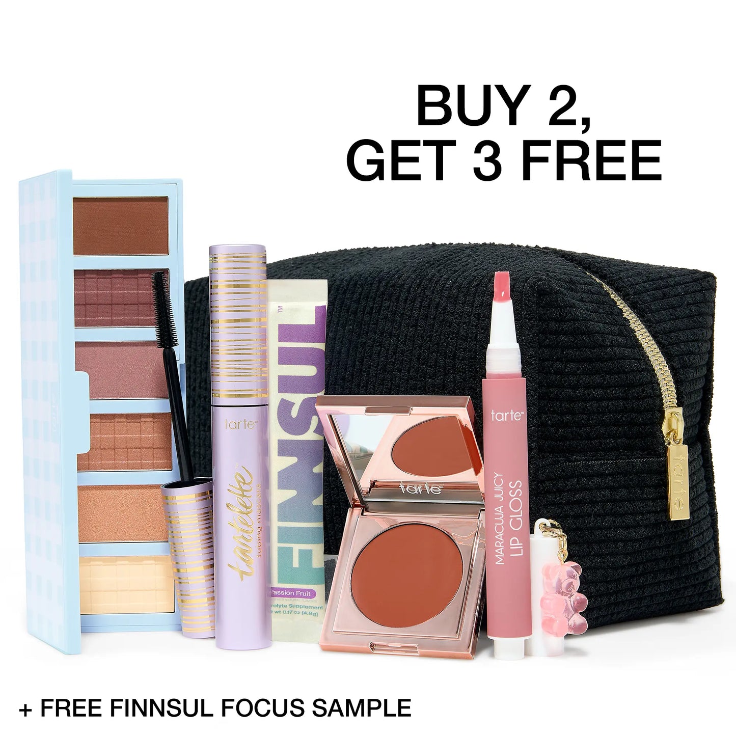 Exclusive 5-Piece Custom Makeup Kit – Buy 2, Get 3 Free with Cosmetic Bag